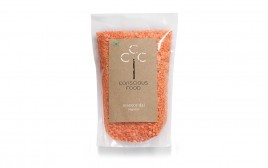 Conscious Food Masoor Dal Organic   Pack  500 grams